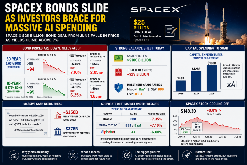 SpaceX bond yields
